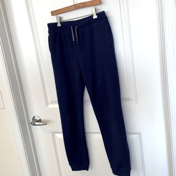 LANDS’ END | Youth Size Large (14-16) Dark Blue Sweatpants - Picture 1 of 4